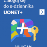 Logo dziennika elektronicznego UONET+, strona internetowa dziennika
