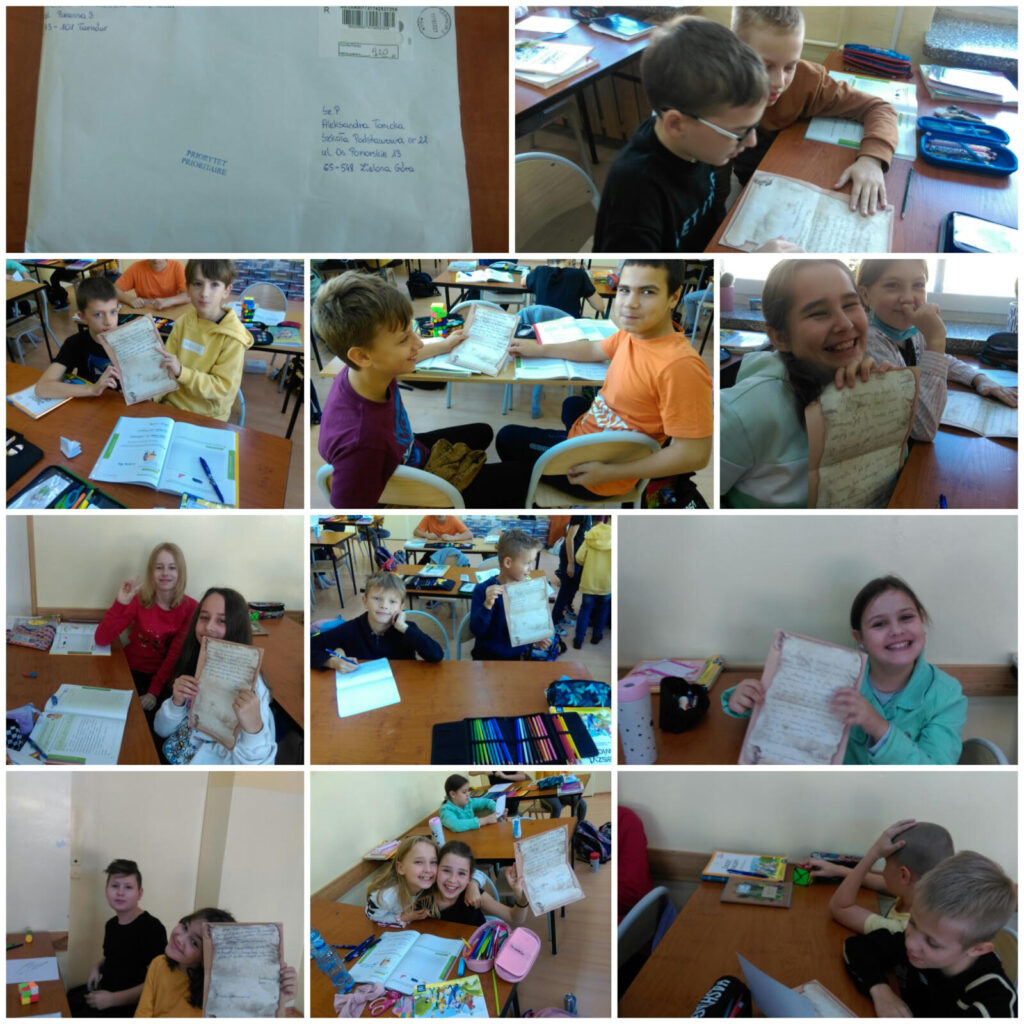 klasa 4a i 4c podczas zajęć języka polskiego udała się do szkolnej biblioteki, gdzie poznawały pracę bibliotekarza