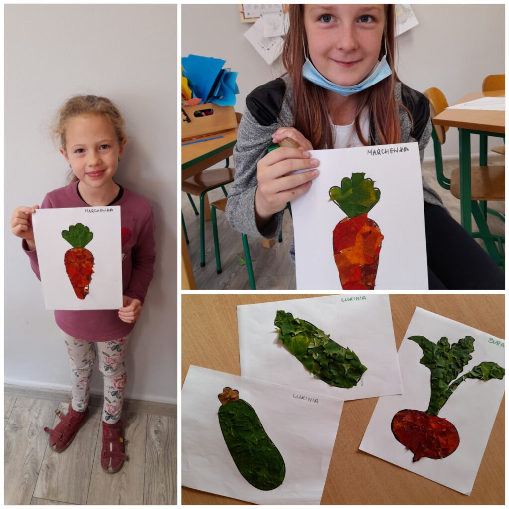 Smakołyki zamknięte w słoiki - dzieci poznają metody przetwórstwa warzyw i rysują własne kolorowe przetwory warzywno-owocowe