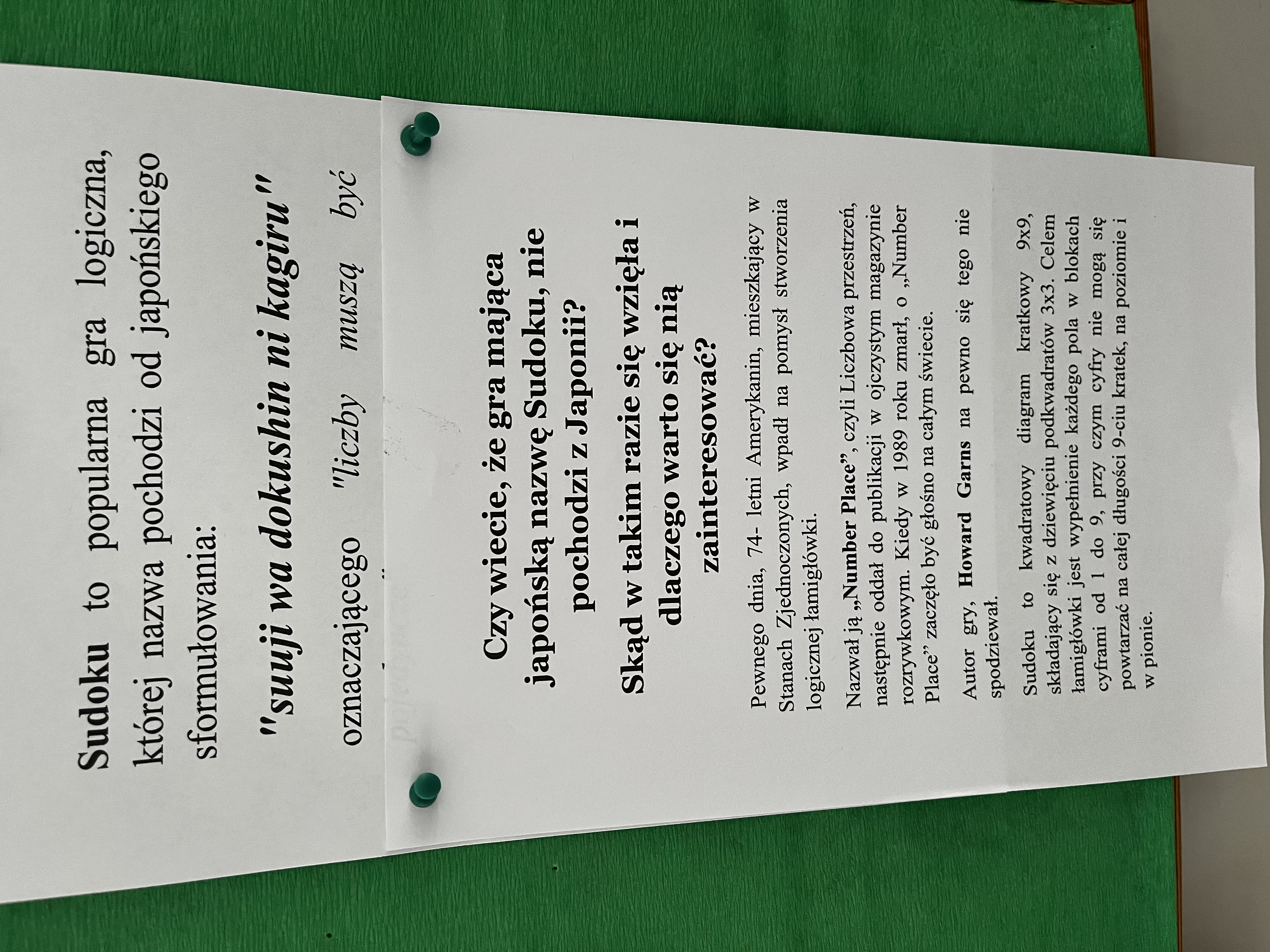 3B Międzynarodowy Dzień Sudoku