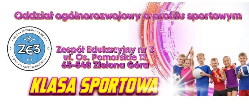 baner reklamowy oddziału sportowego