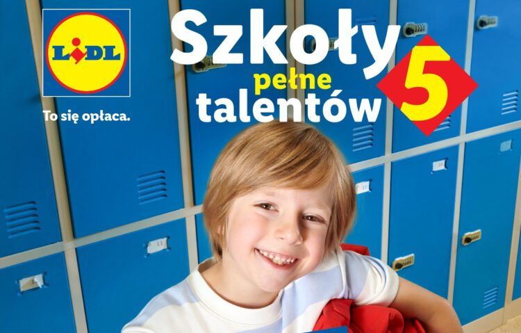 plakat promujący akcję Lidla Talenciaki